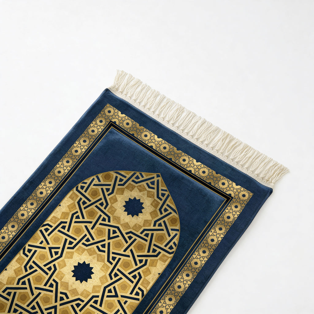 Al-Nour Prayer Mat - Padded - 1.5 cm Foam