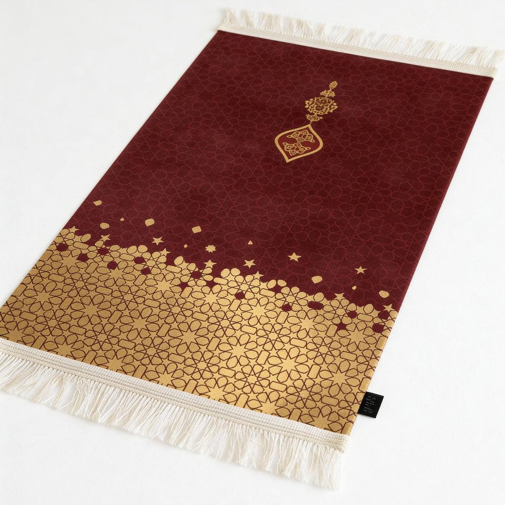 AL-Hudda Prayer Mat - Regular - Velvet