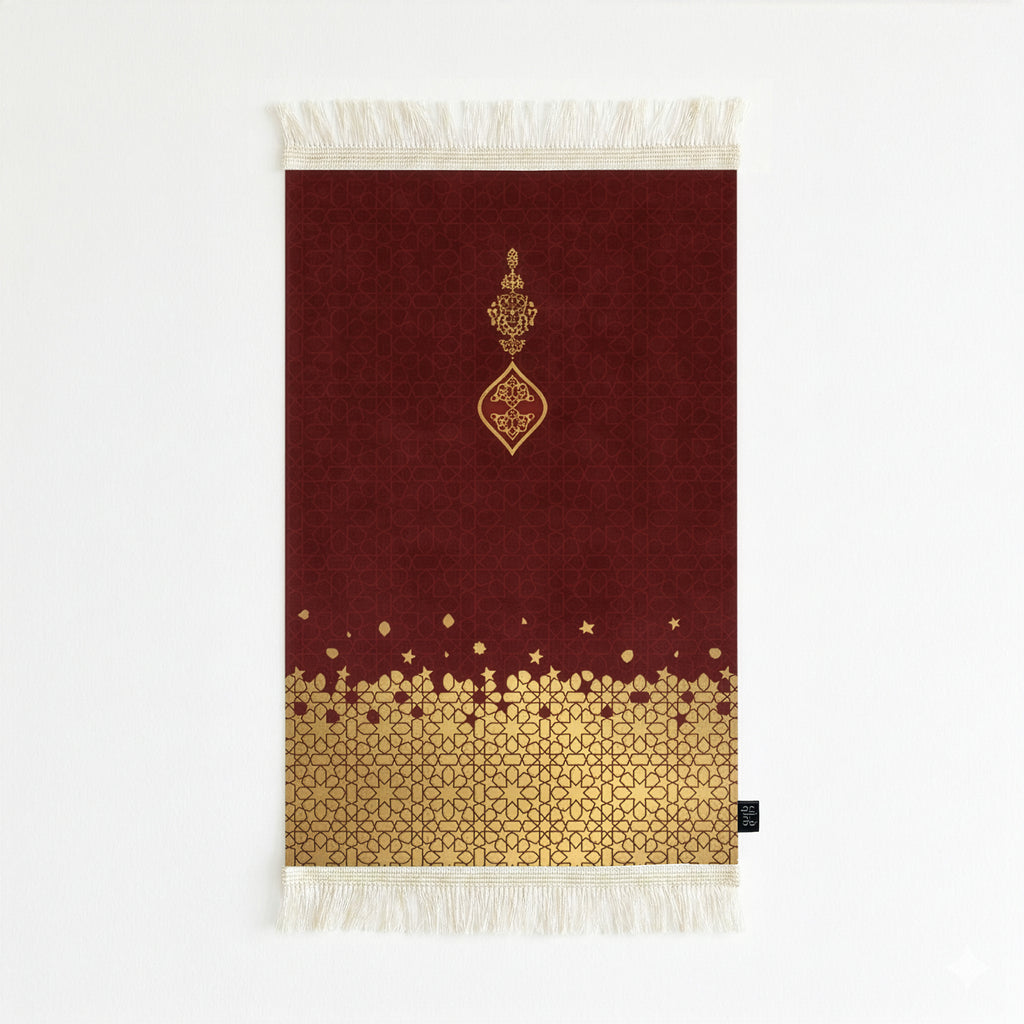 AL-Hudda Prayer Mat - Regular - Velvet