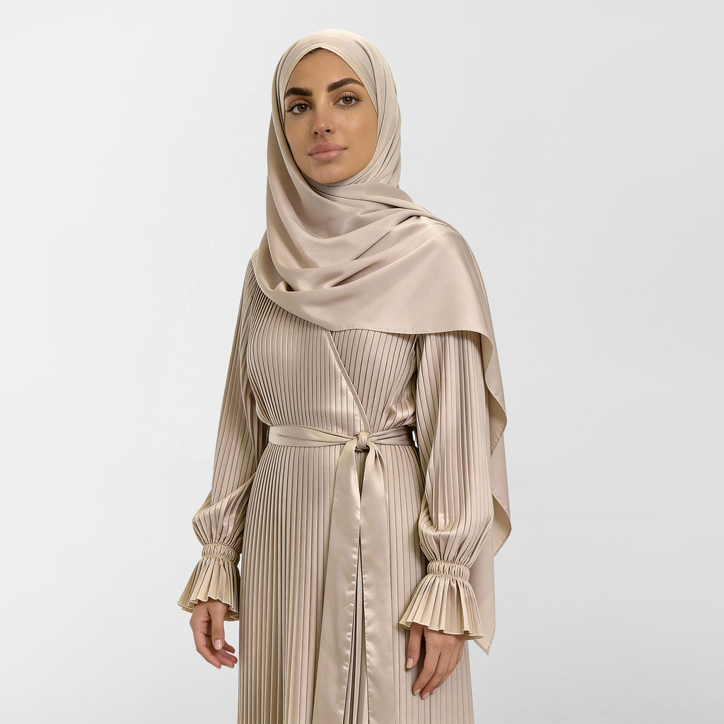 Prayer Wear - Pleated - Satin