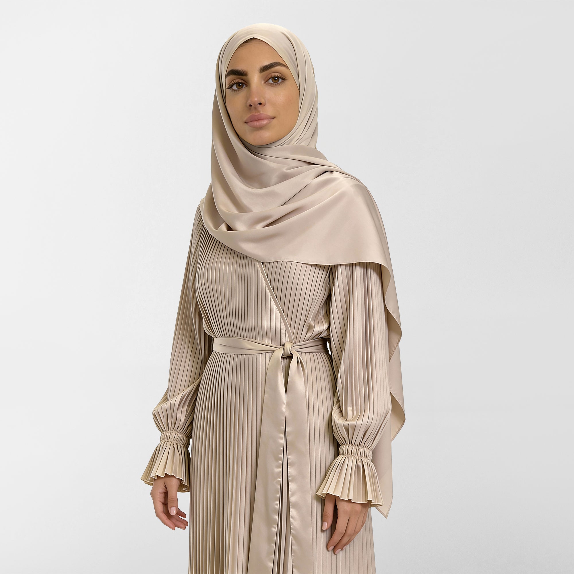 Prayer Wear - Pleated - Satin