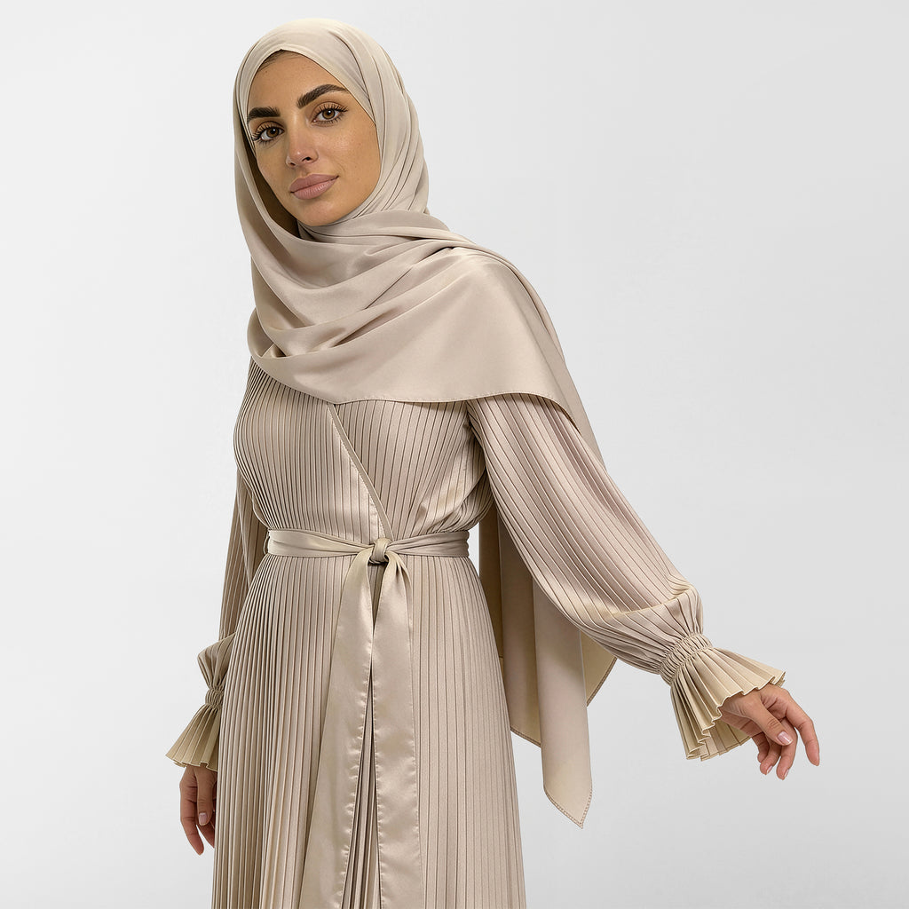 Prayer Wear - Pleated - Satin