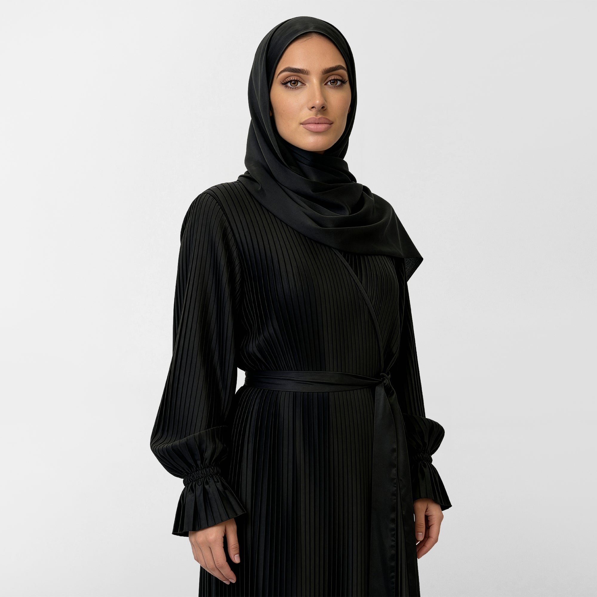 Prayer Wear - Pleated - Satin