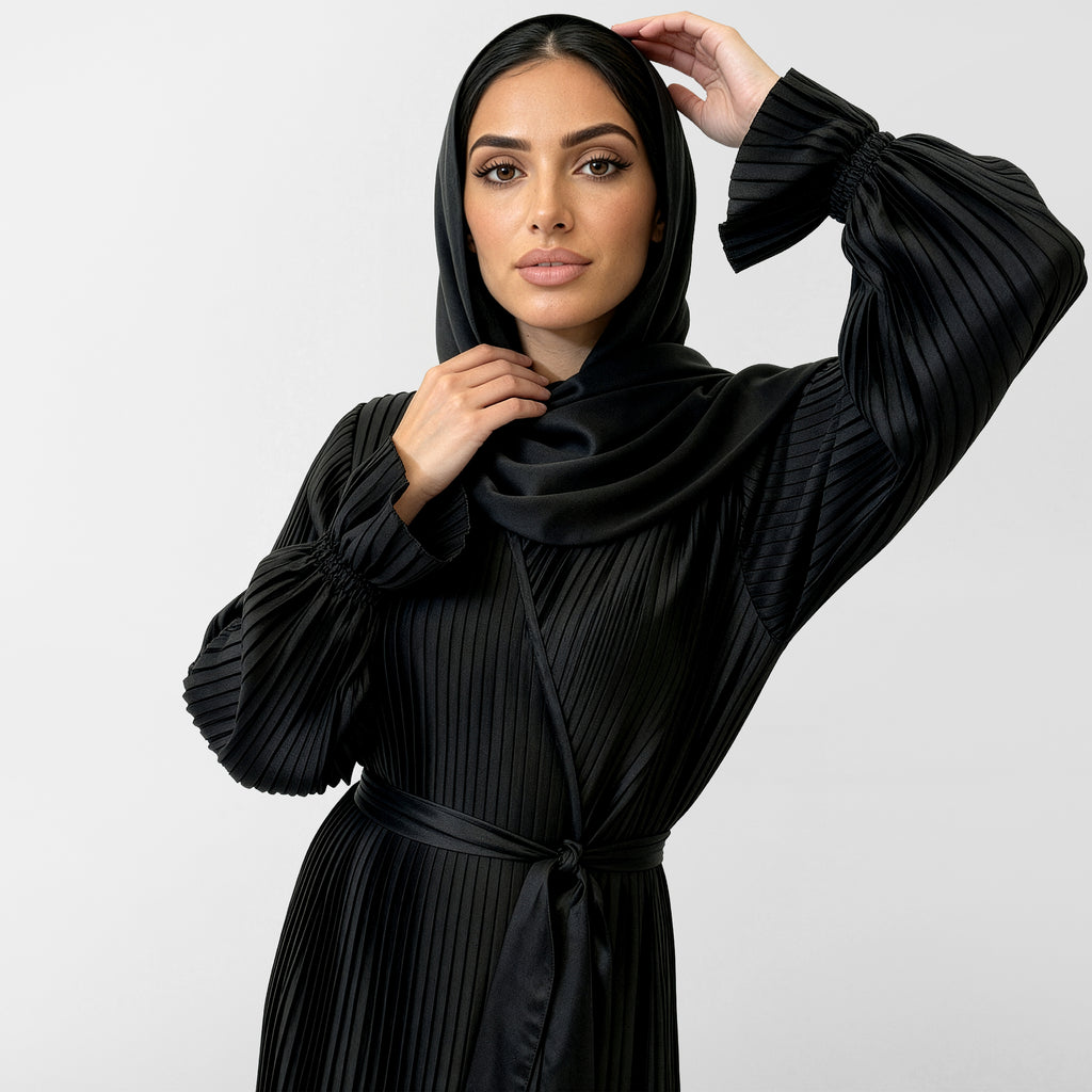 Prayer Wear - Pleated - Satin
