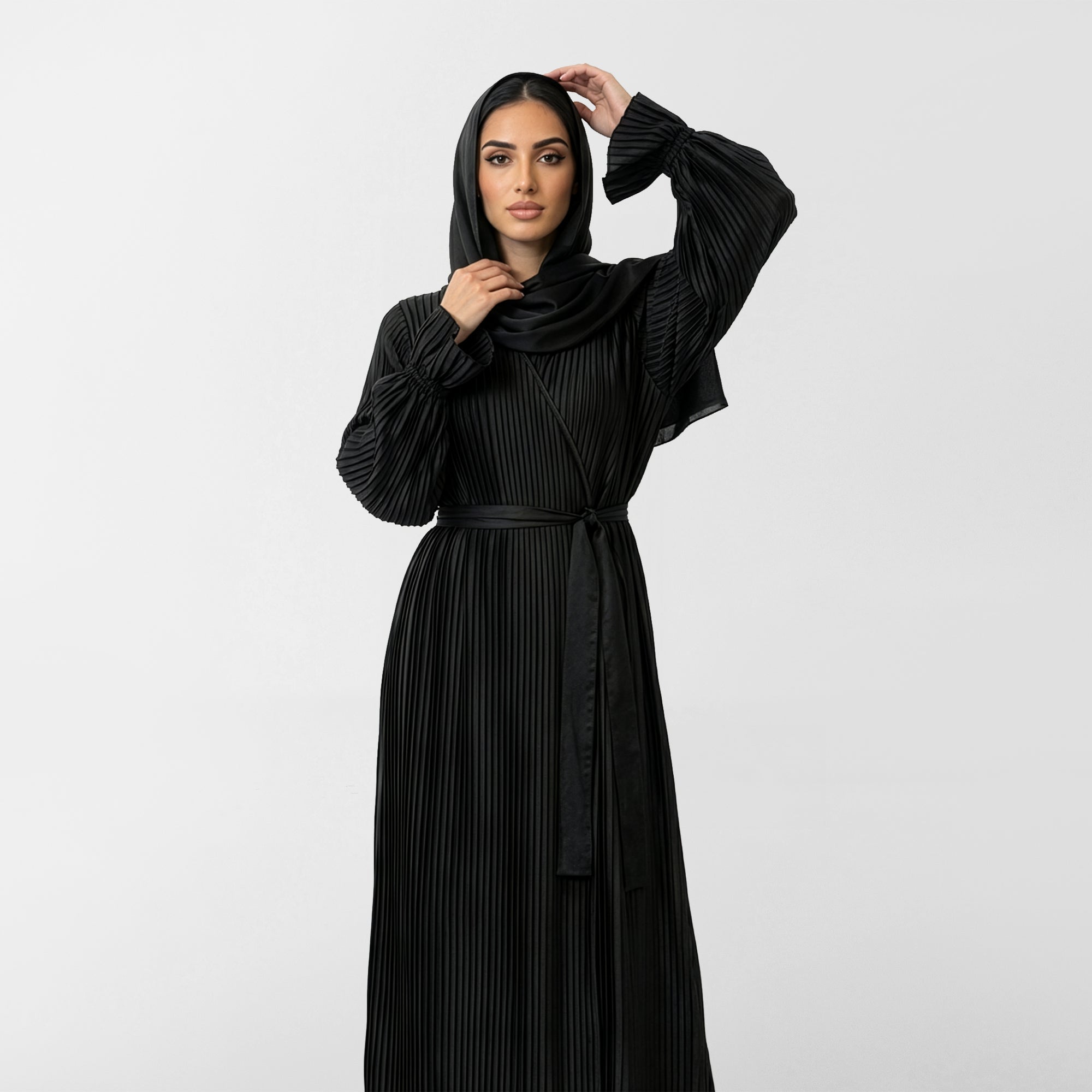 Prayer Wear - Pleated - Satin