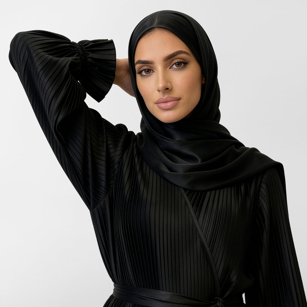 Prayer Wear - Pleated - Satin