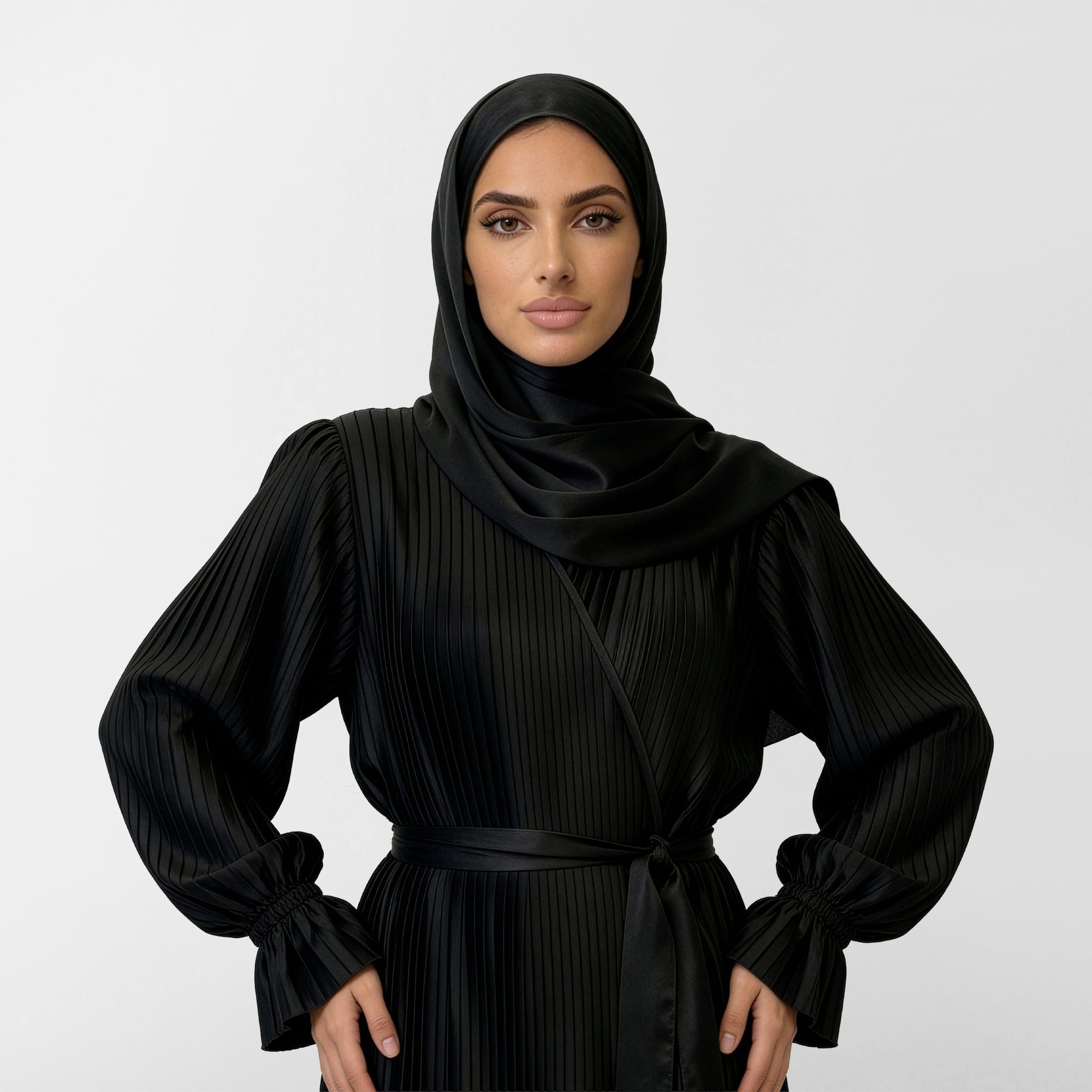 Prayer Wear - Pleated - Satin