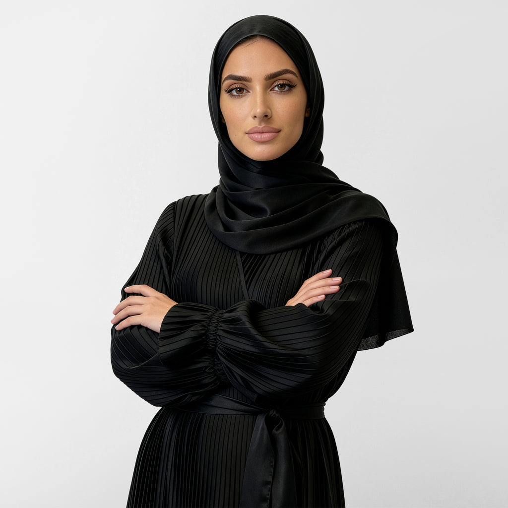 Prayer Wear - Pleated - Satin