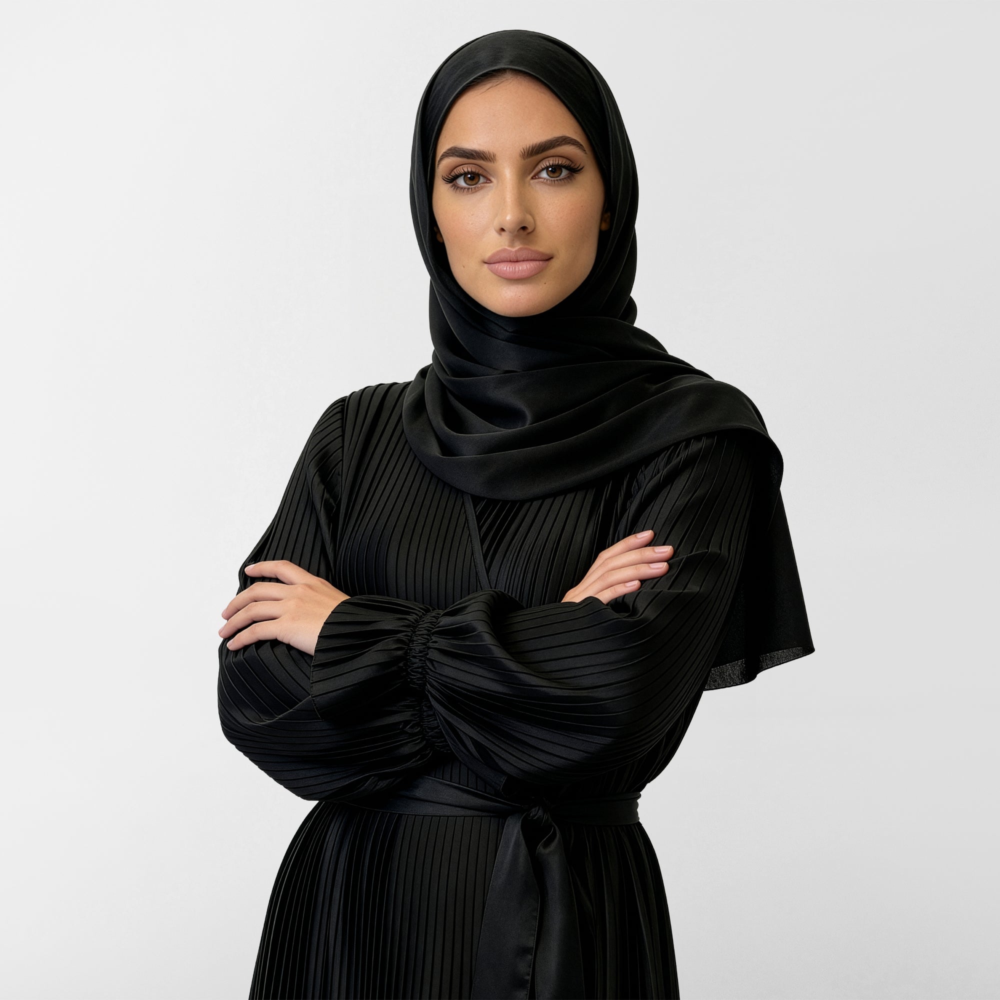 Prayer Wear - Pleated - Satin