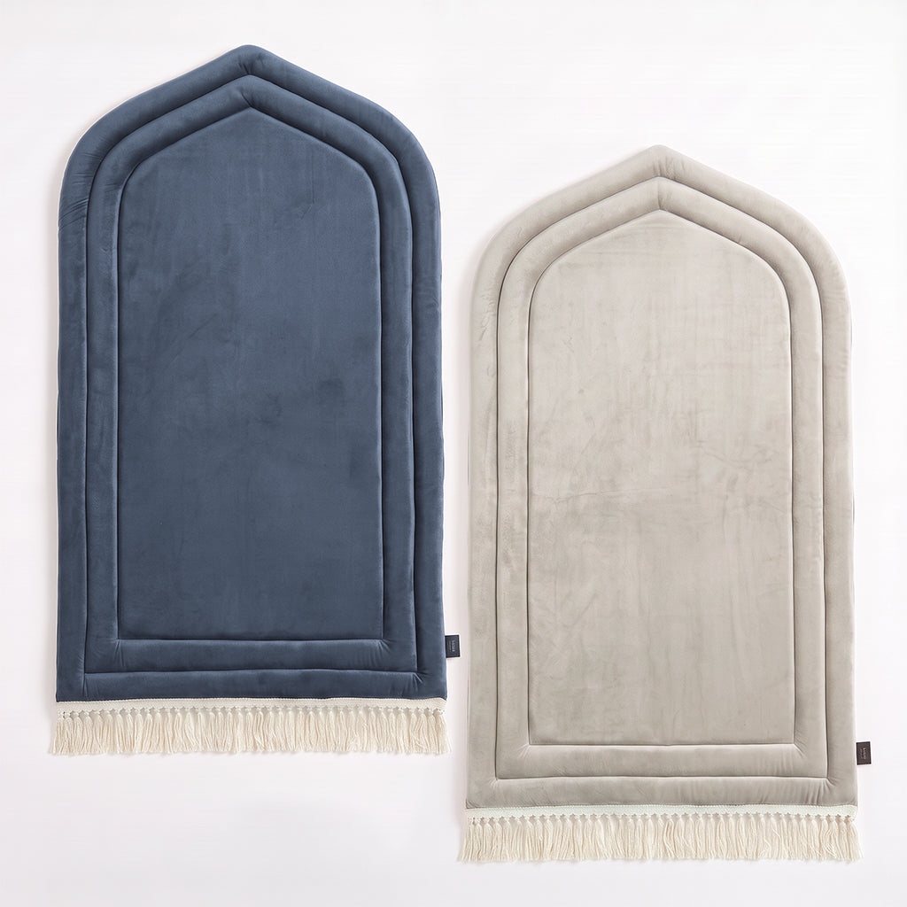 Plain Mehrab Prayer Mat - Padded - 3 cm Foam