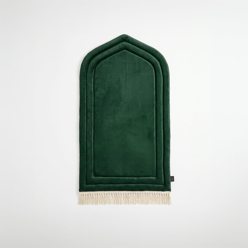 Plain Mehrab Prayer Mat - Padded - 3 cm Foam