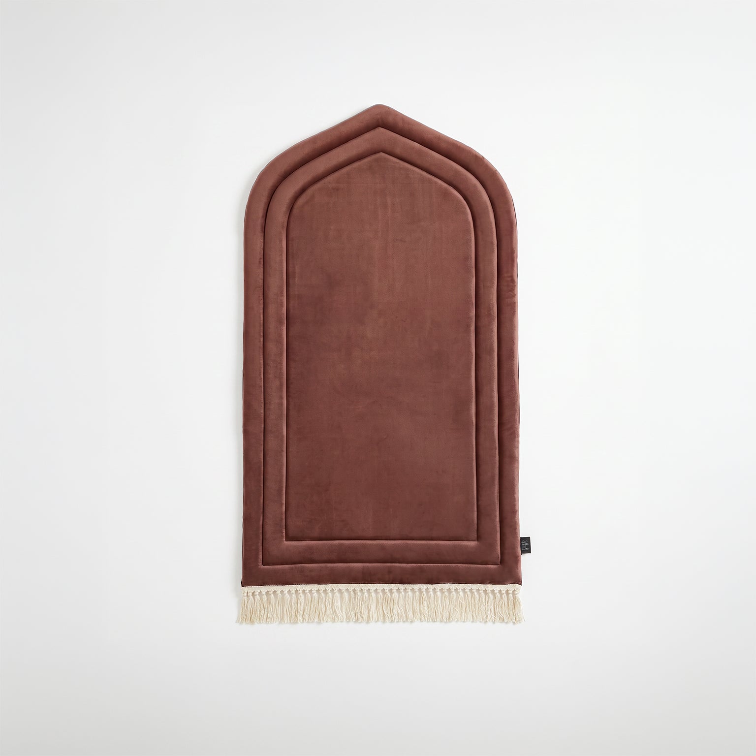 Plain Mehrab Prayer Mat - Padded - 3 cm Foam