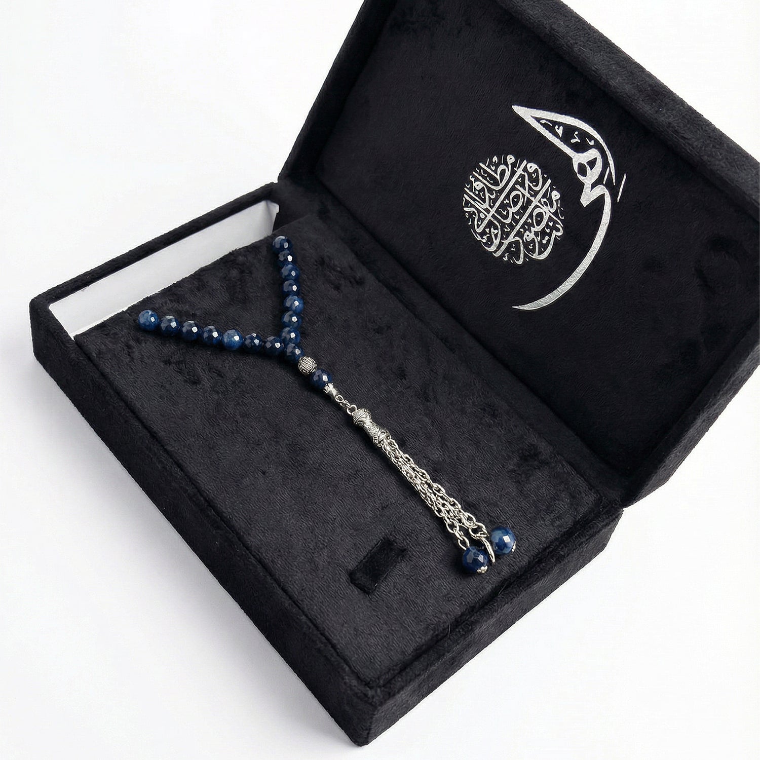 Prayer Beads Blue Aventurine Quartz Stone - سبحة حجر الكوارتز أفينتورين الأزرق