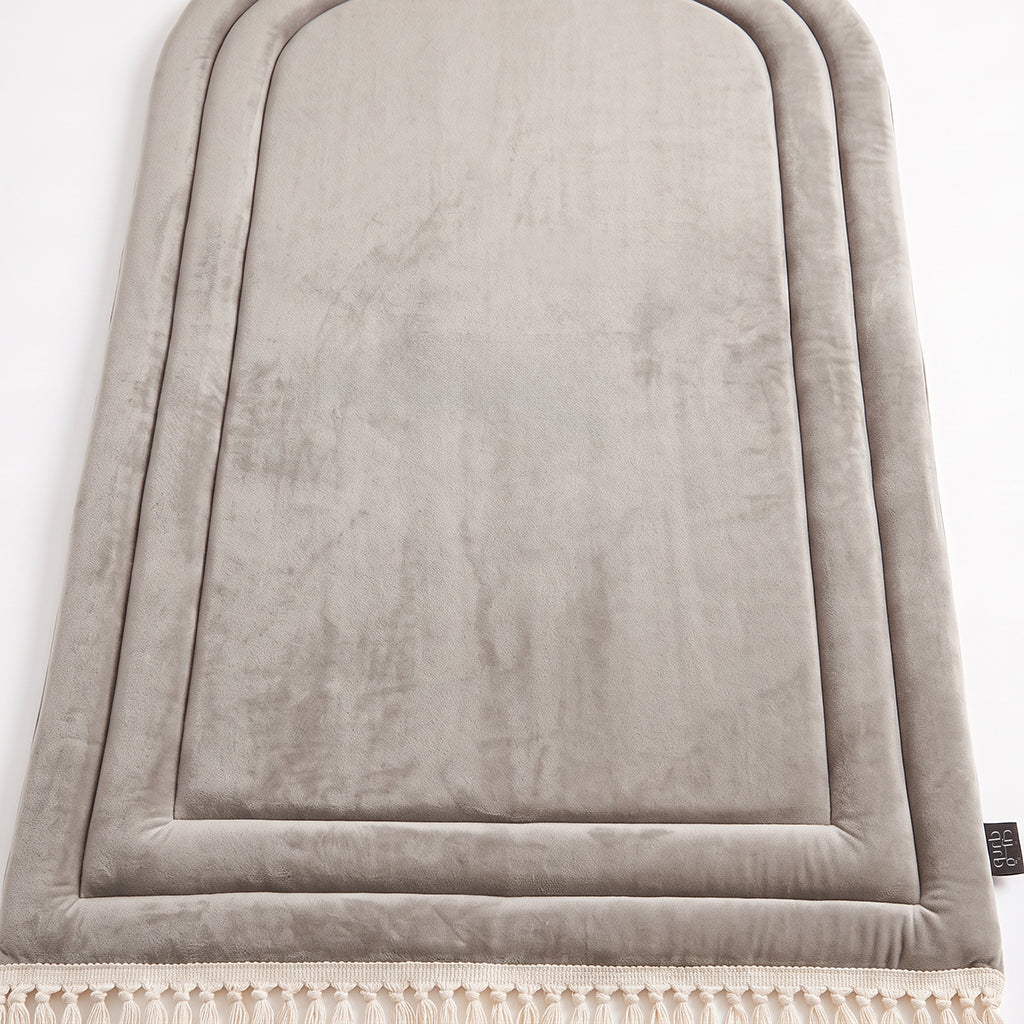 Plain Mehrab Prayer Mat - Padded - 3 cm Foam
