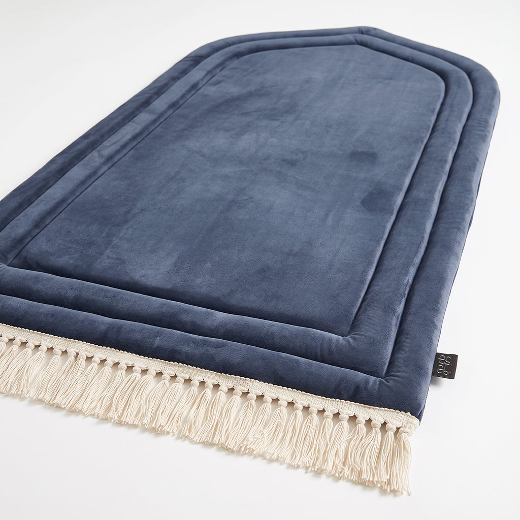 Plain Mehrab Prayer Mat - Padded - 3 cm Foam