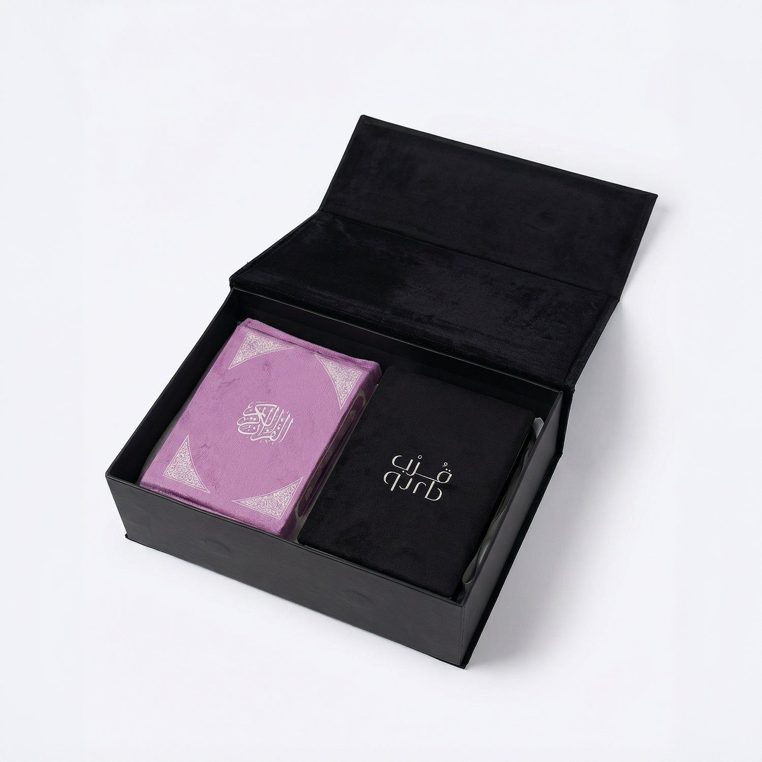 Luxury Gift Box 2 ( Red Agate Prayer Beads + Prayer Wear + Mushaf + Mushaf Cover + Velvet Payer Mat )