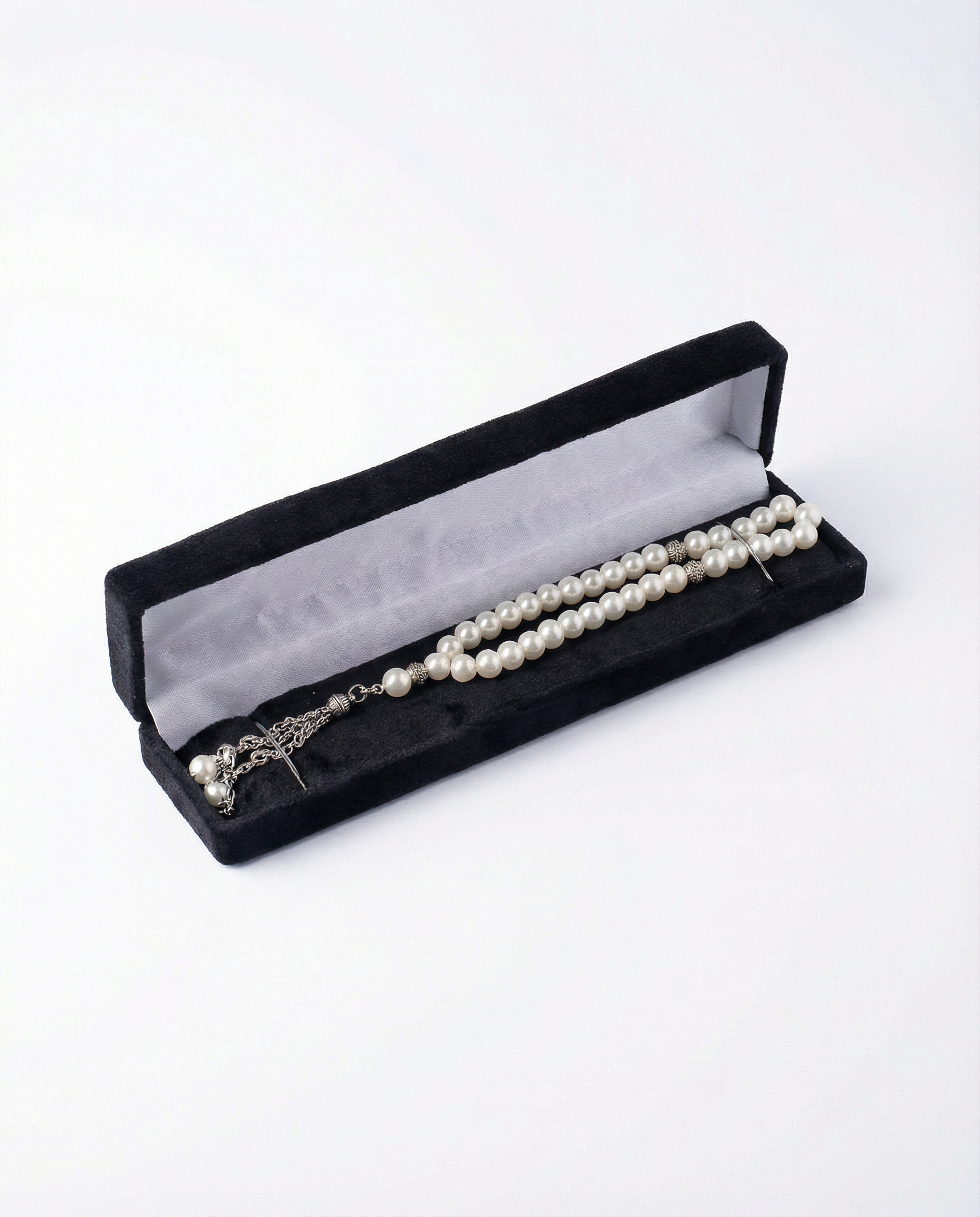 Prayer Beads Plastic - White