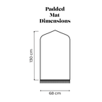 Mehrab Prayer Mat - Padded - 3 cm Foam
