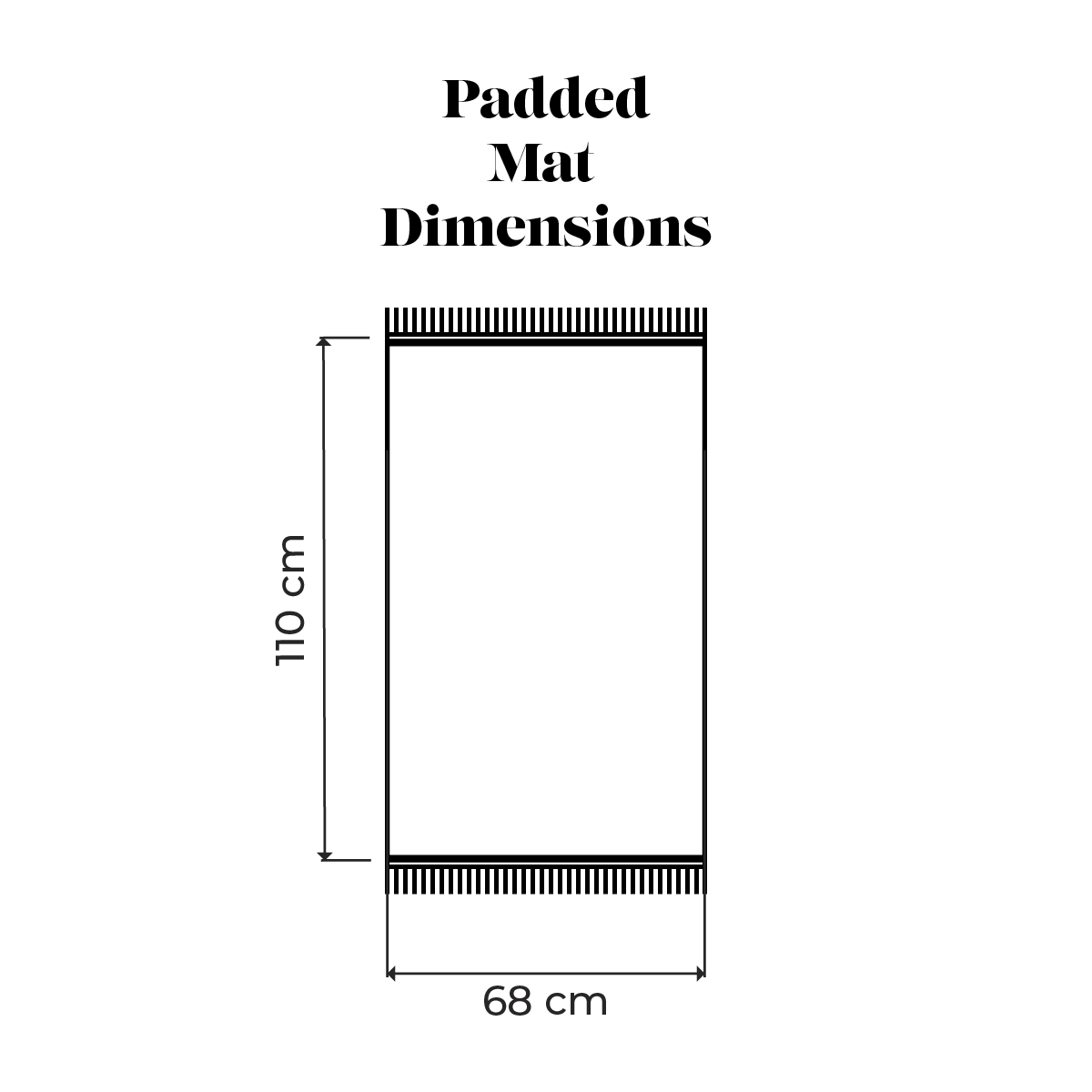 AL-Qubba Prayer Mat - Padded - 3 cm Foam