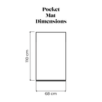 AL-Hedaya Prayer Mat - Pocket Size - Waterproof