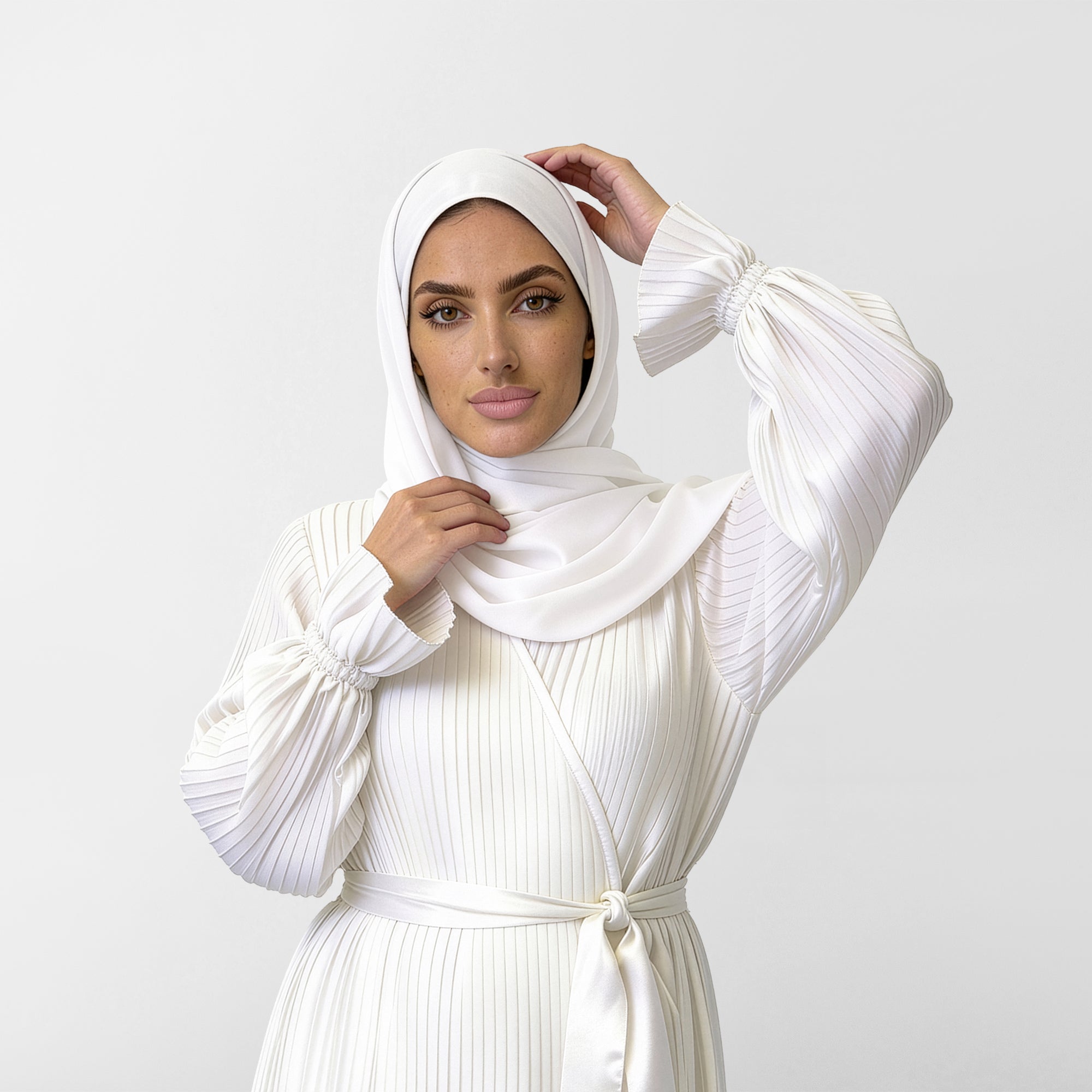 Prayer Wear - Pleated - Satin