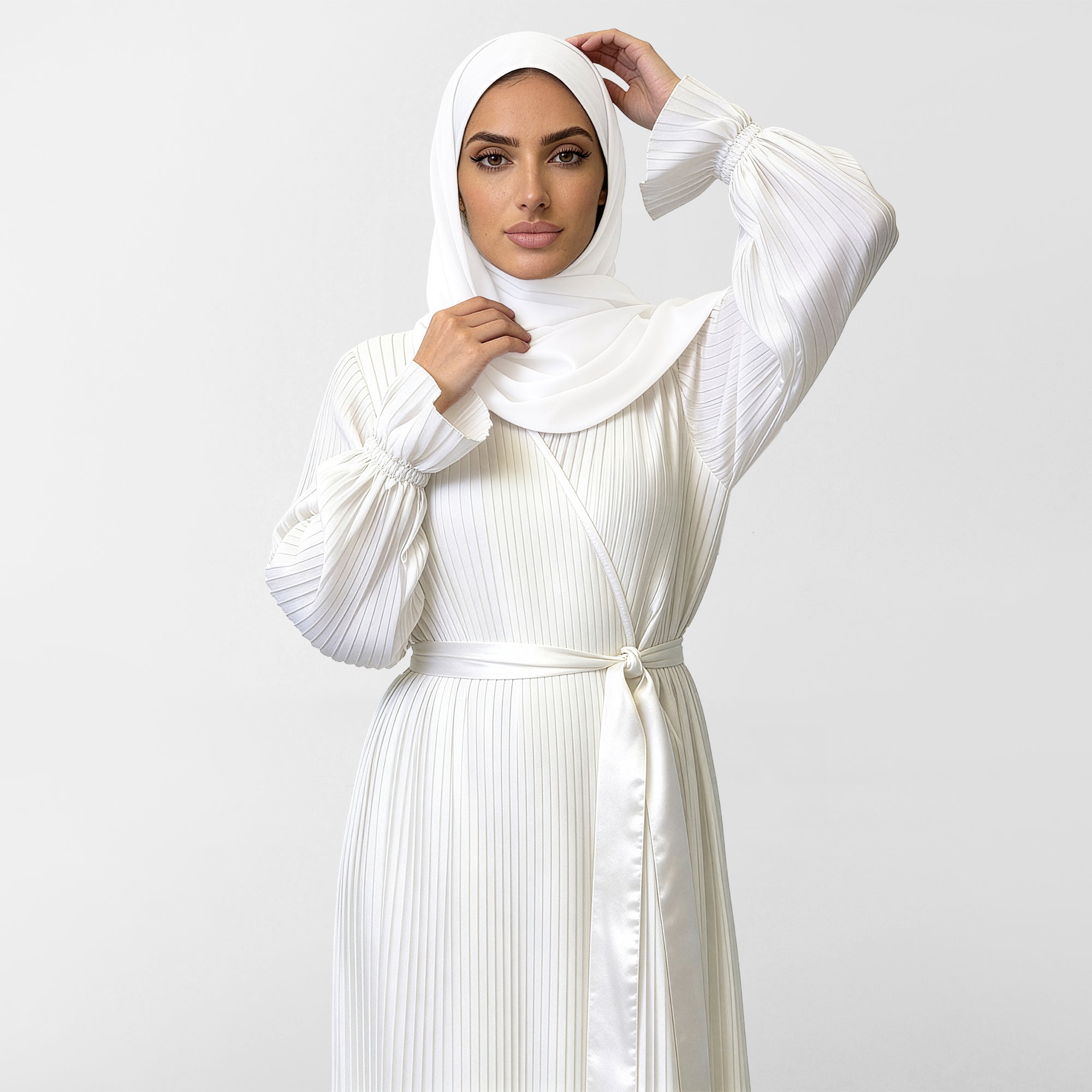 Prayer Wear - Pleated - Satin