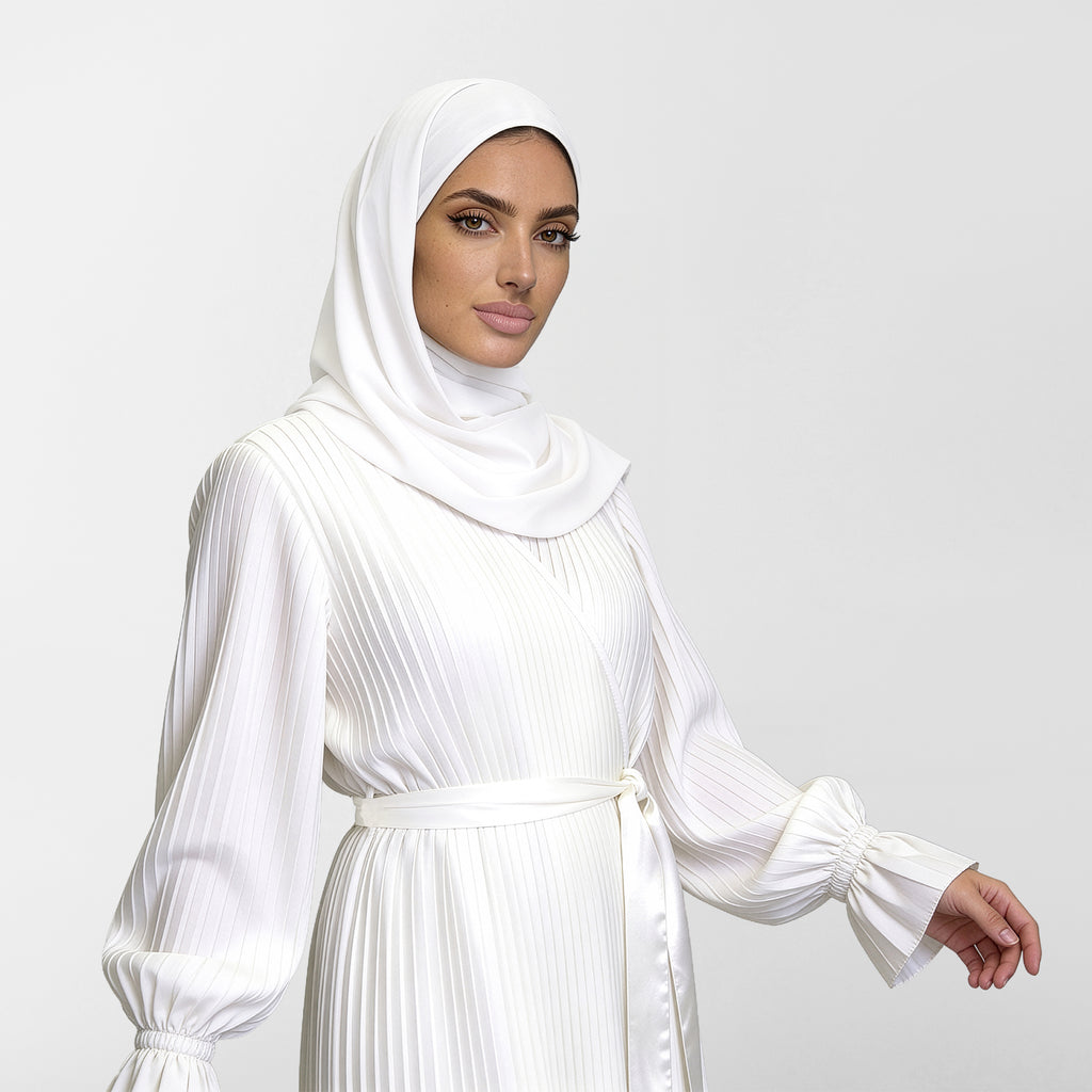 Prayer Wear - Pleated - Satin