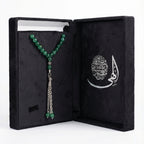 Prayer Beads Green Aventurine Quartz Stone - سبحة حجر الكوارتز أفينتورين الاخضر